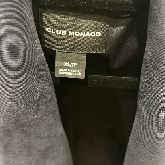 Navy Club Monaco Trench. XS - Picture 5 of 5